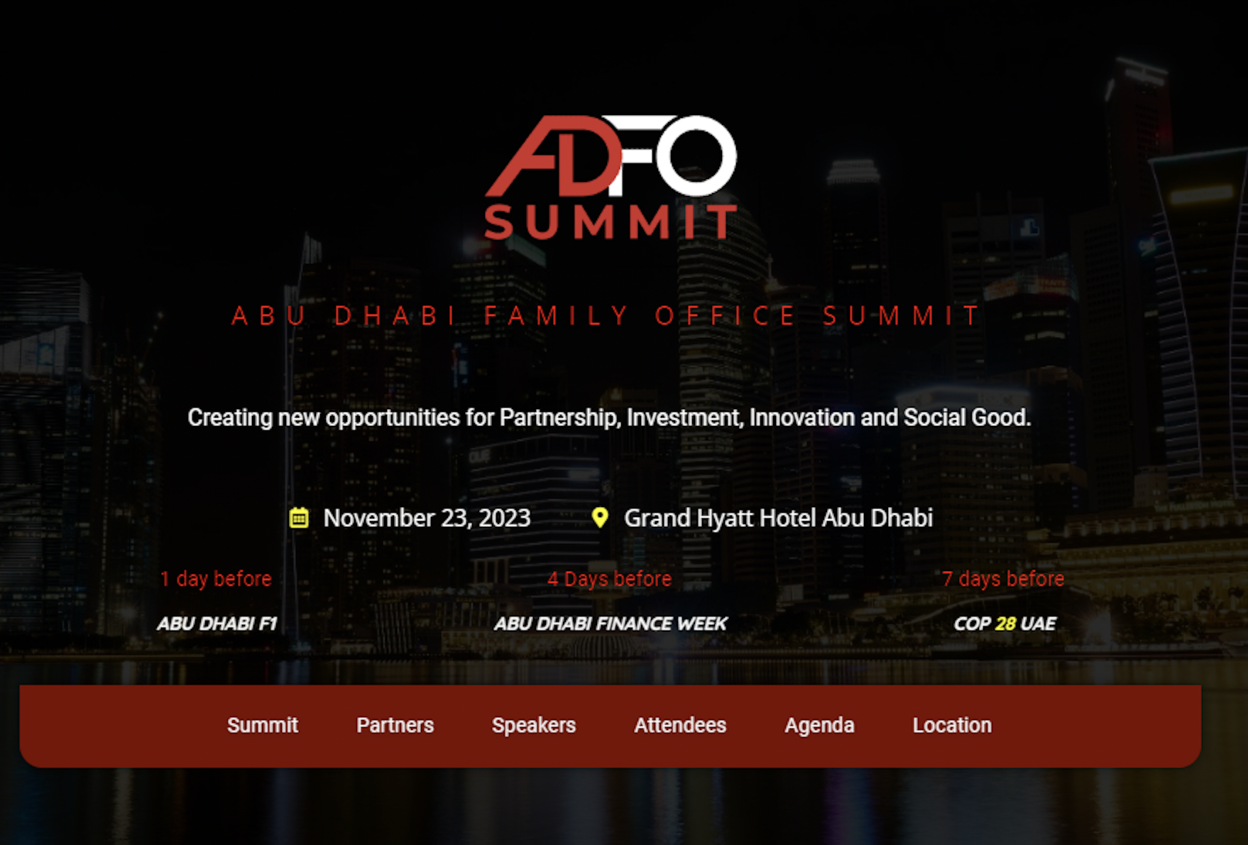 Abu Dhabi Family Office Summit