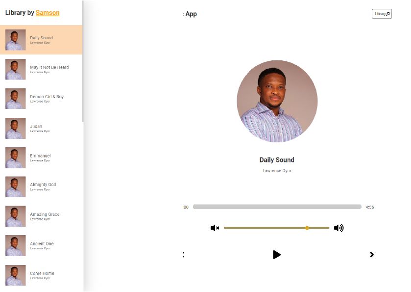 Davidic Music App