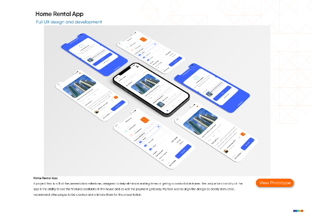 Rent Home App Design