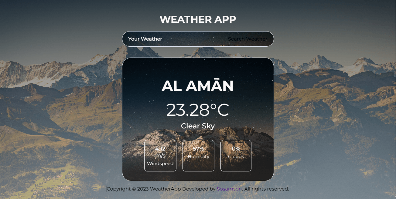 Weather App